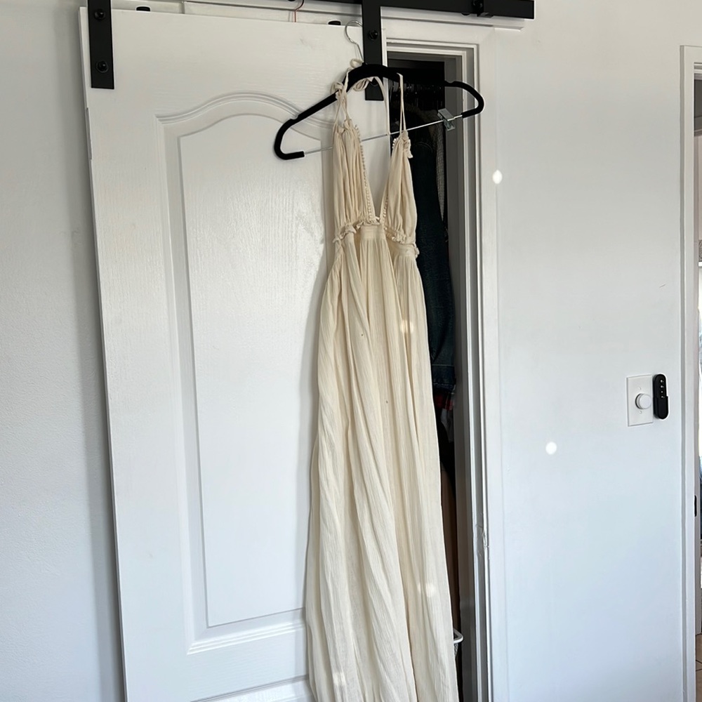Beige maxi dress